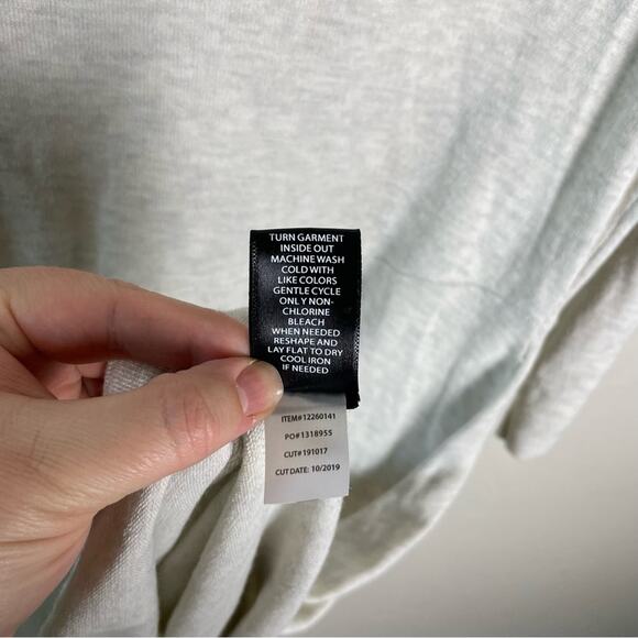 Torrid Oatmeal Heather Mini Sweater Cross Front Skater Dress Lace-Up Lattice - Picture 9 of 15